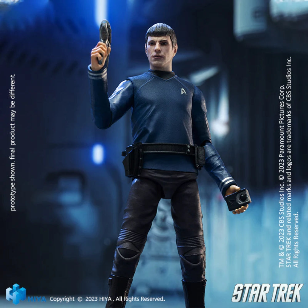 HIYA Toys Mini Series 1/18 Scale 4 Inch STAR TREK 2009 Spock Action Figure