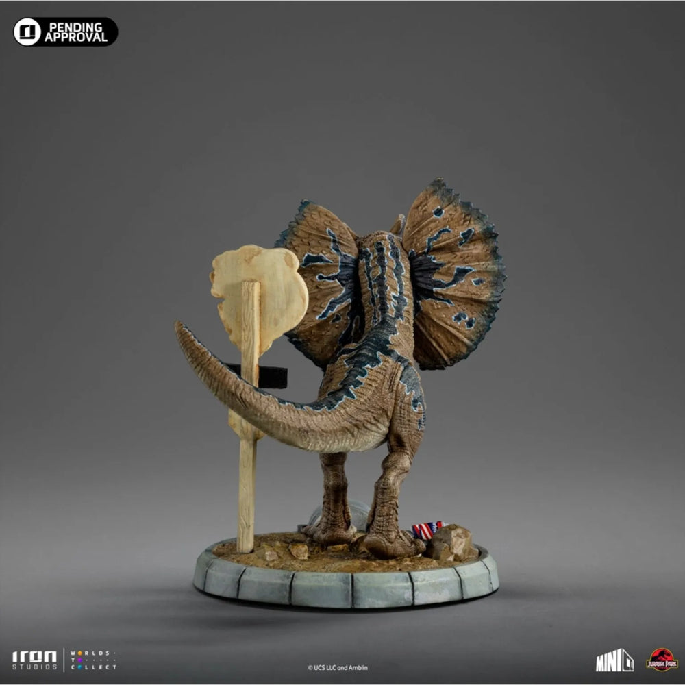 Statue Dilophosaurus - Jurassic Park - MiniCo - Iron Studios