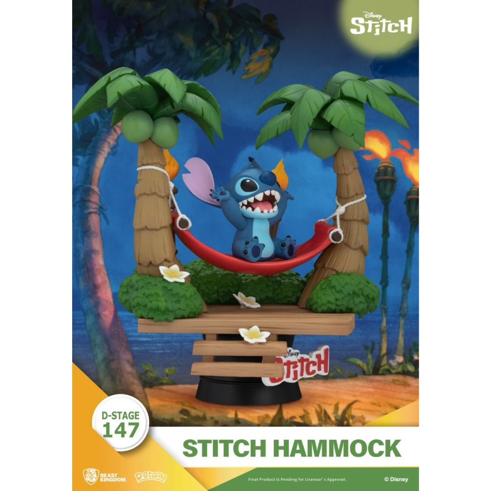 Stitch Hammock Statue Figure