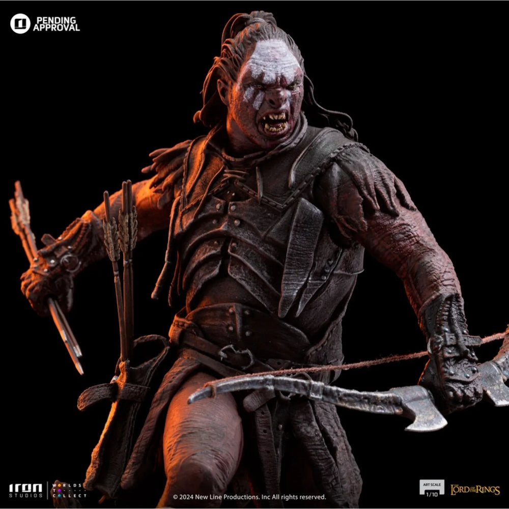 Statue Lurtz, Uruk-hai Leader - Lord of the Rings - Art Scale 1/10