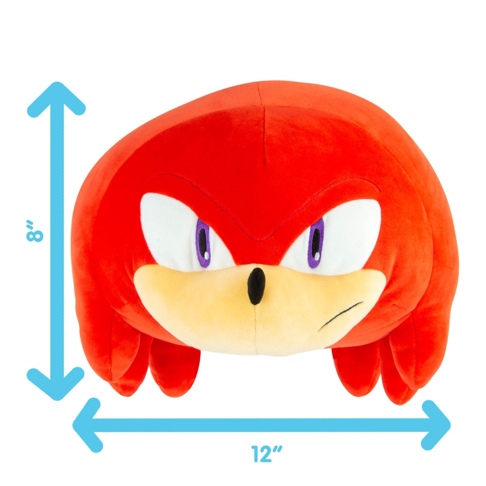 Club Mocchi- Mocchi- Knuckles Mega Plush Toy, 15 inch
