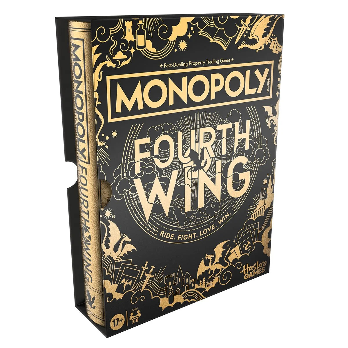 Monopoly Fourth Wing Edition Board Game for Adults & Teens, 2–6 Players