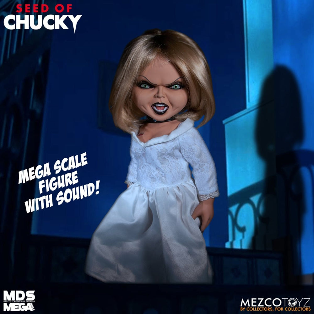 Child&#39;s Play Seed of Chucky Tiffany Mega-Scale with Sound 15-Inch Doll