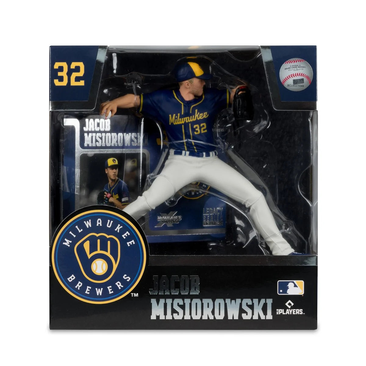 Jacob Misiorowski Brewers 7-Inch Figure – MLB SportsPicks McFarlane Pitching Collectible