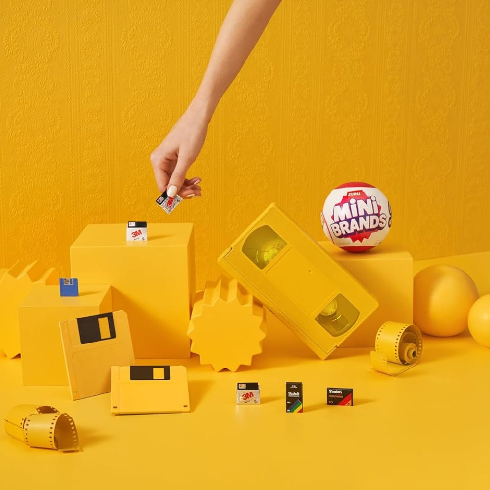 ZURU Mini Brands Retro Single Capsule – Mystery Mini Collectibles (60+ to Collect, Blind Capsule)