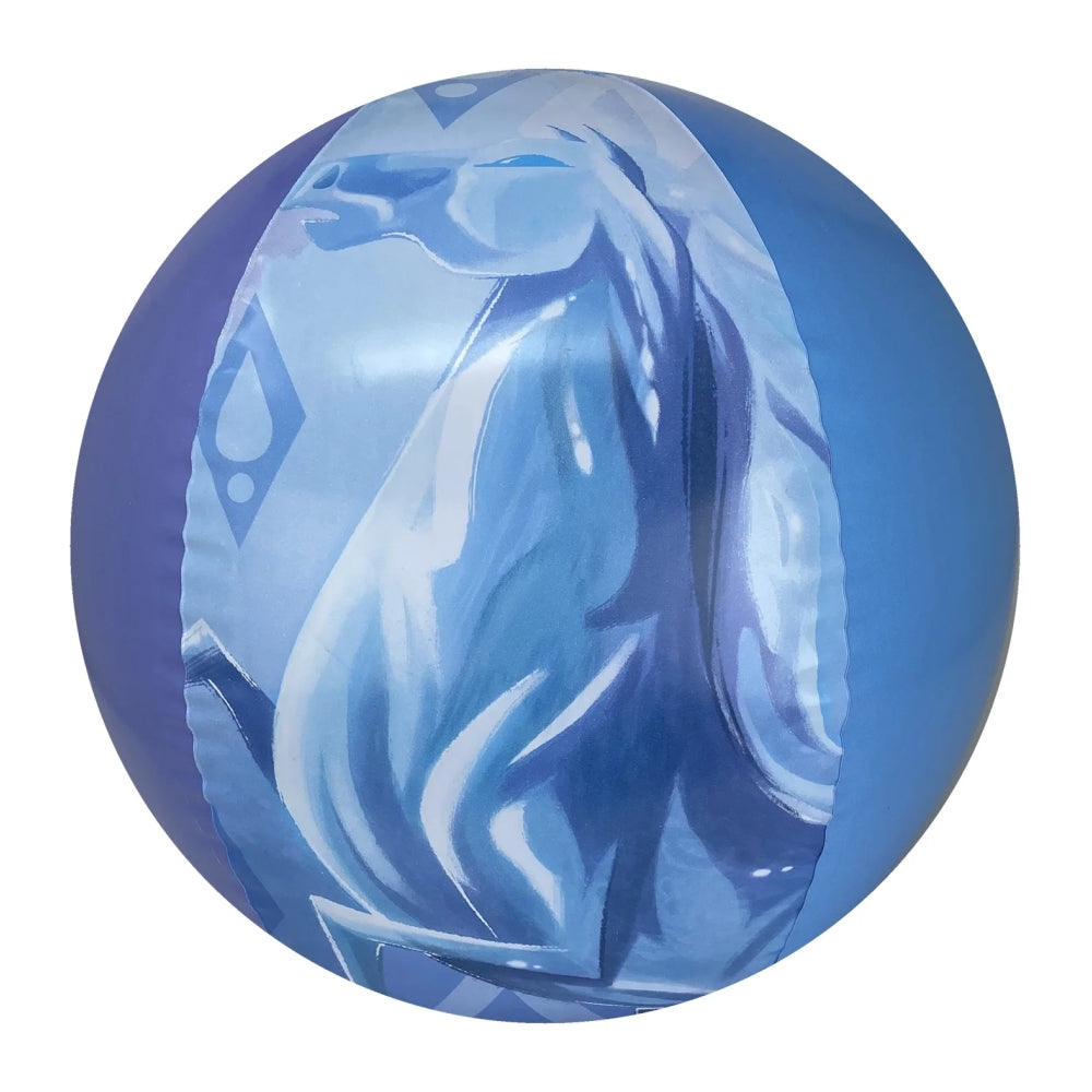 Frozen 2 Inflatable Beach Ball 13.5 in. Anna, Elsa, and Olaf with Vinyl Plastic Repair Kit