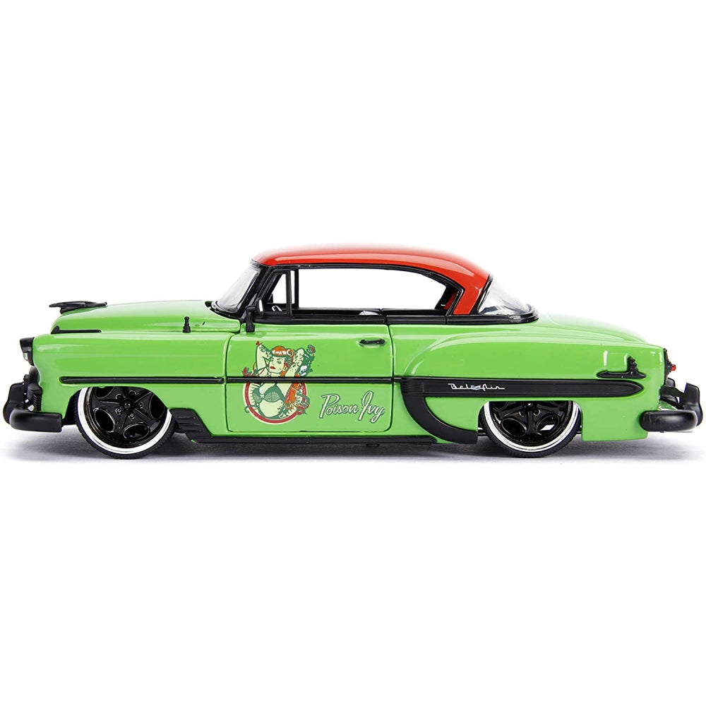 Jada Toys DC Comics Bombshells Poison Ivy &amp; 1953 Chevy Bel Air Die-cast Car