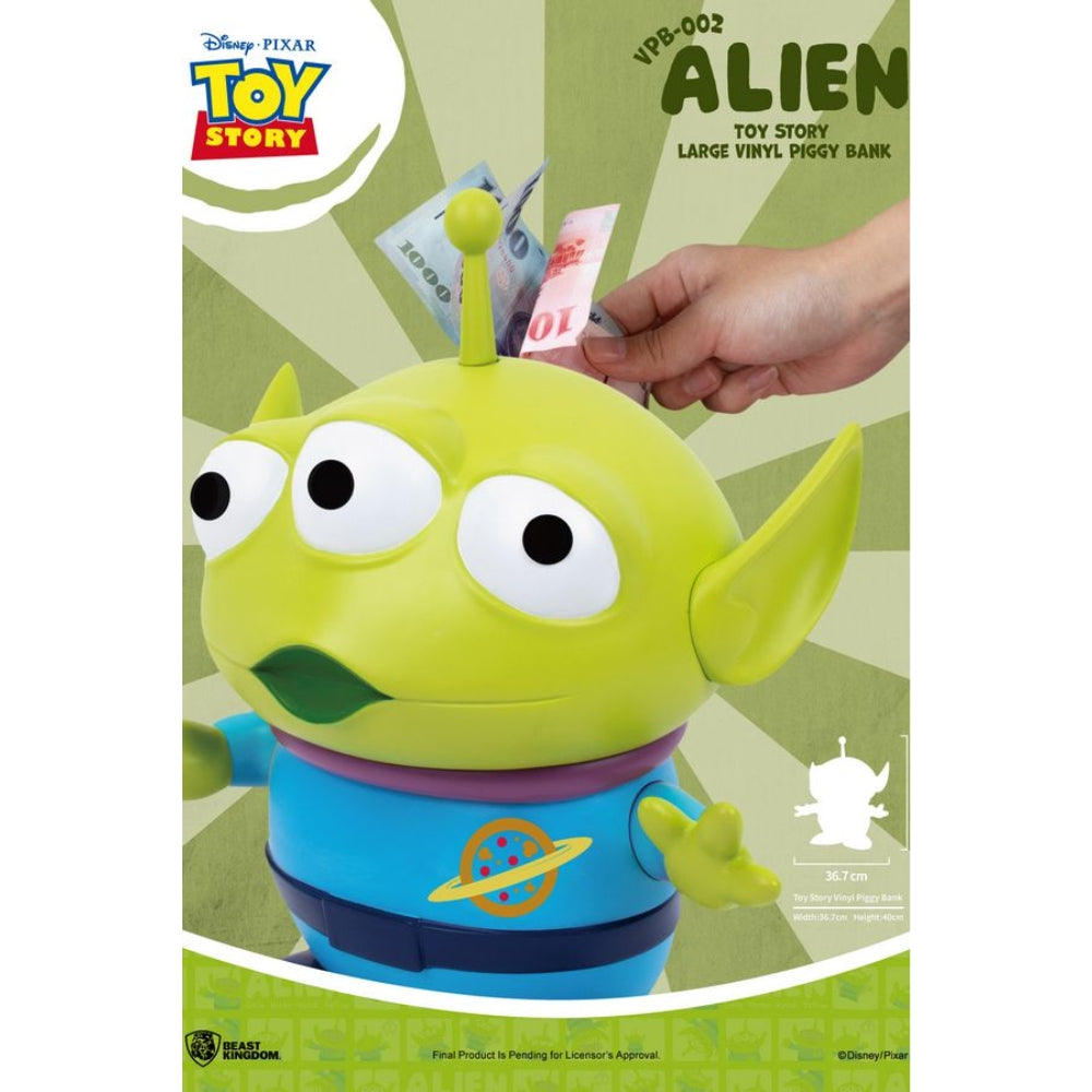 TOY STORY LARGE VINYL PIGGY BANK: ALIEN(RE)