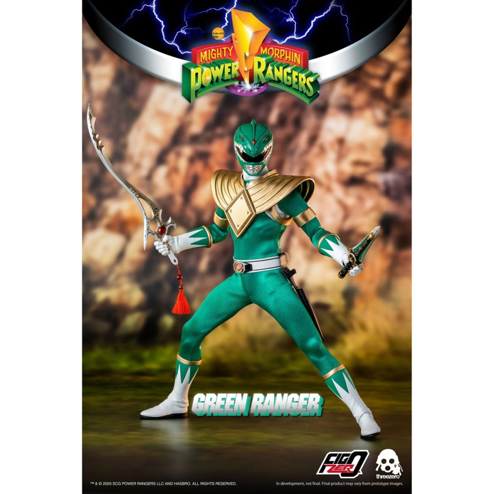 Mighty Morphin Power Rangers Green Ranger FigZero 1:6 Scale Action Figure