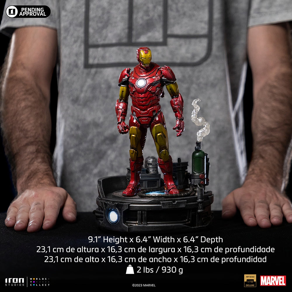 Statue Iron Man Unleashed Deluxe - Marvel Comics - Art Scale 1/10