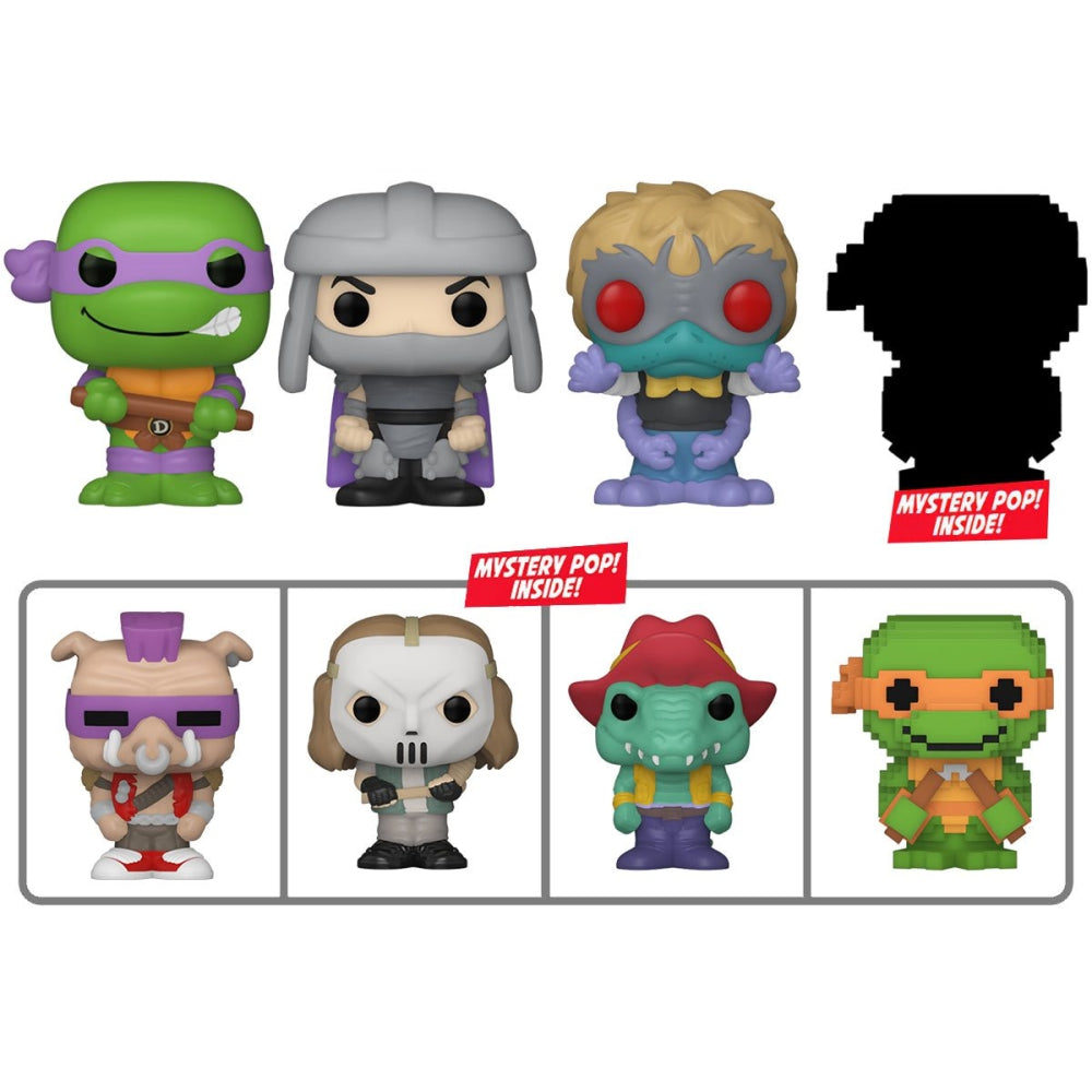 Teenage Mutant Ninja Turtles Comics Donatello Bitty Pop! Mini-Figure 4-Pack