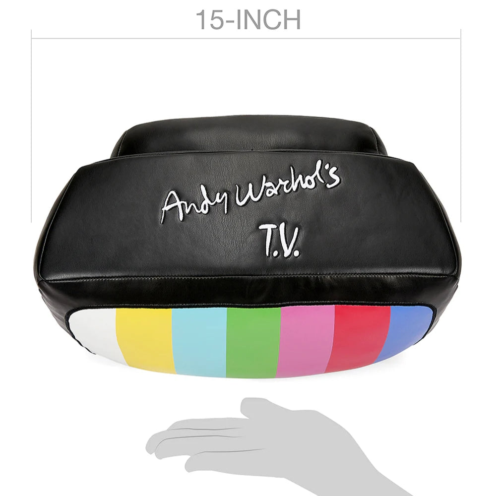 Andy Warhol 15&quot; Television Premium Pleather Plush