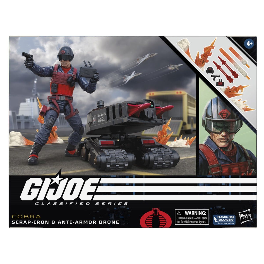 G.I. Joe Classified Series 6-Inch Scrap-Iron &amp; Anti-Armor Drone Action Figure