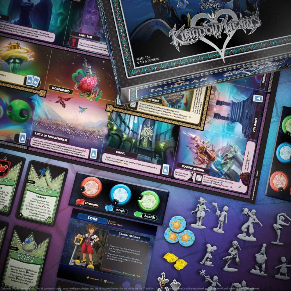 USAOPOLY Kingdom Hearts Talisman Competitive Board Game
