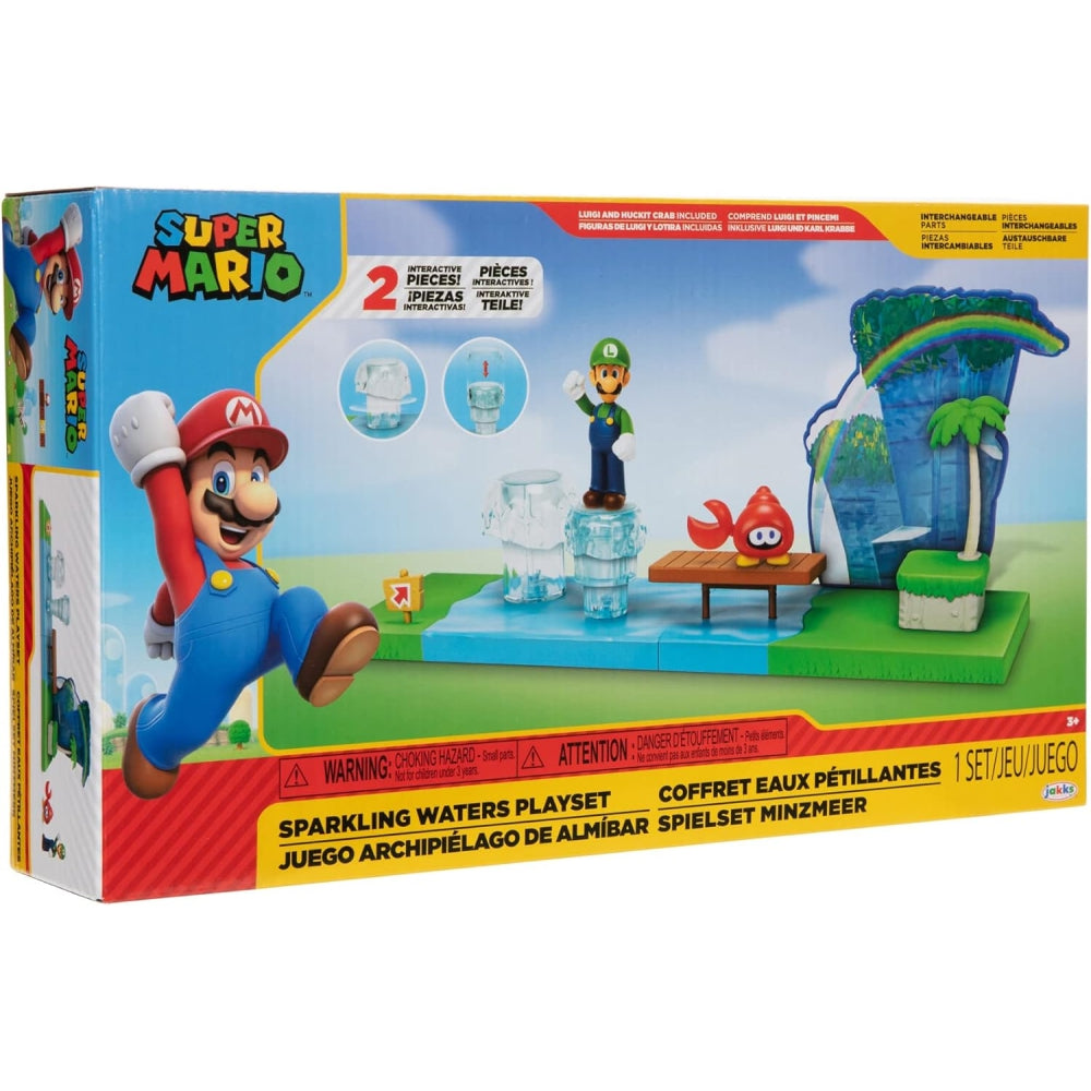 SUPER MARIO Sparkling Waters Action Figures Playset