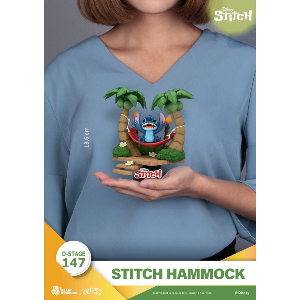 Stitch Hammock Statue Figure