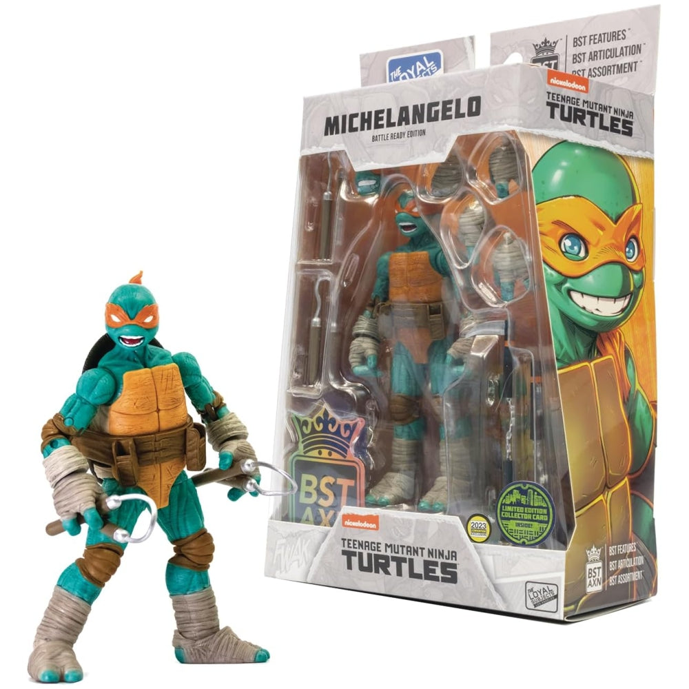 Teenage Mutant Ninja Turtles: Michelangelo (Battle Ready Ver.) BST AXN 5-Inch Action Figure