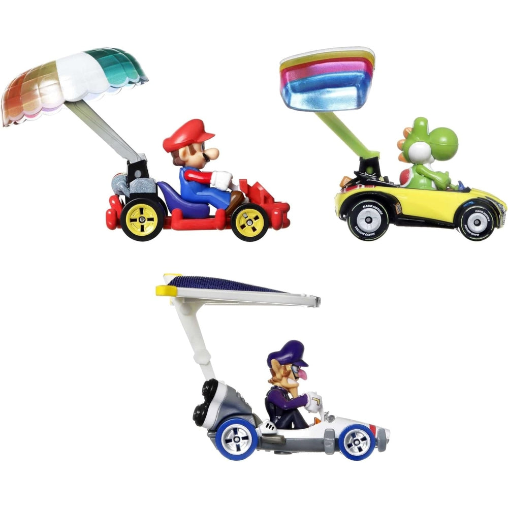 Hot Wheels Super Mario Character Car 3-Packs with 3 Character Cars in 1 Set