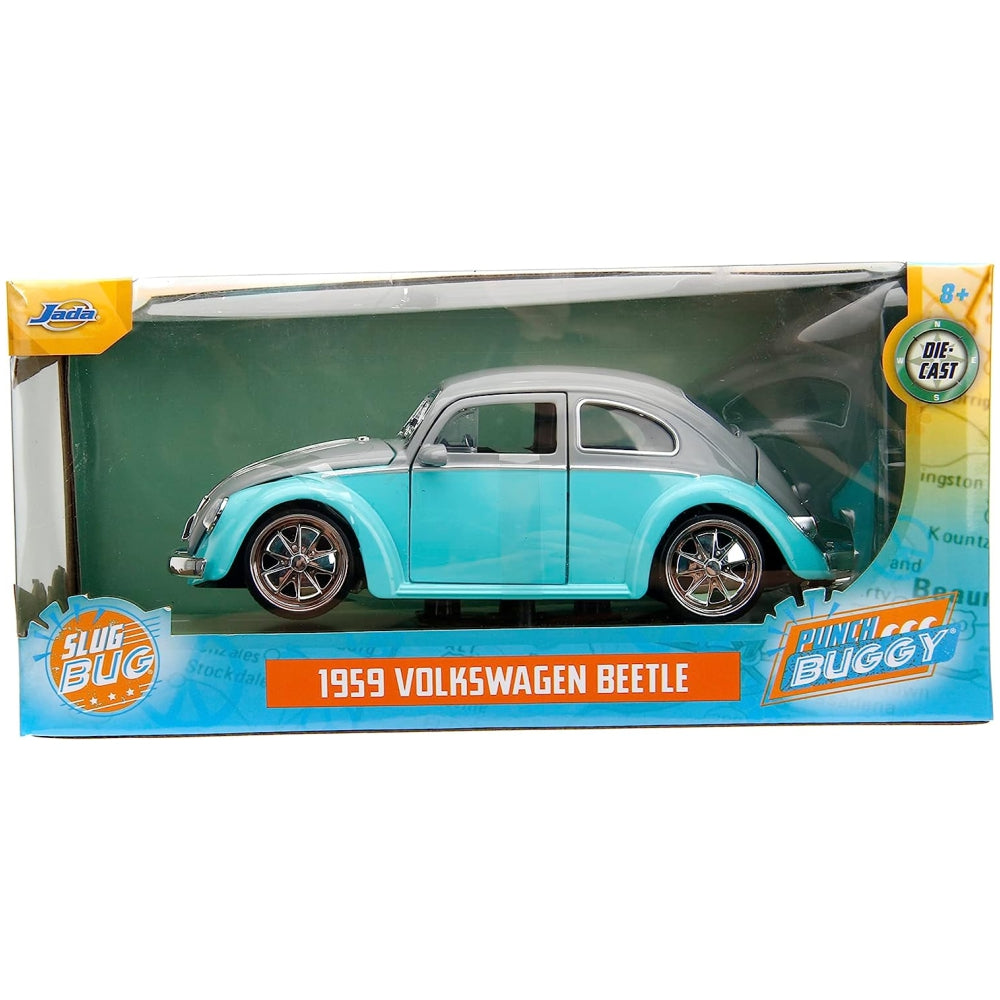 Punch Buggy Slug Bug 1:24 1959 Volkswagen Beetle Die-Cast Car