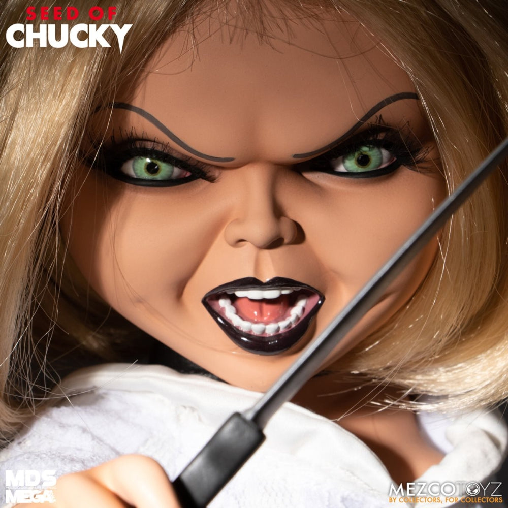 Child&#39;s Play Seed of Chucky Tiffany Mega-Scale with Sound 15-Inch Doll