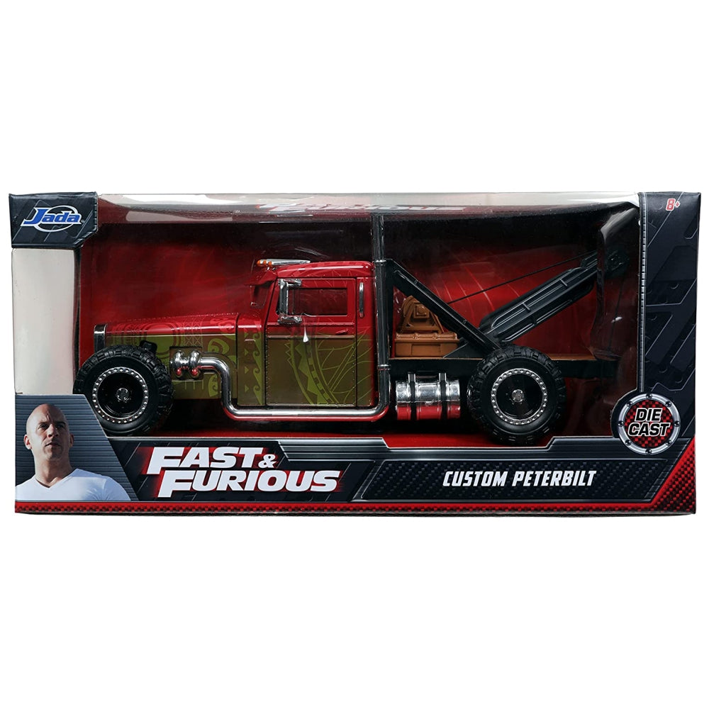 Fast &amp; Furious Presents: Hobbs &amp; Shaw Hobbs&#39; 1:24 Custom Peterbilt Truck Die-cast Car