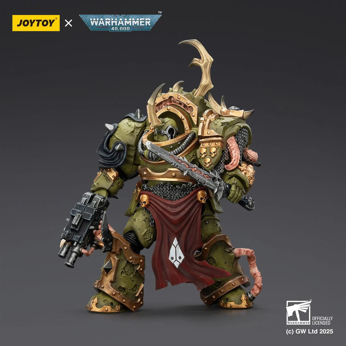 Joy Toy Warhammer 40K Death Guard Blightlord Terminator Combi-Bolter Figure