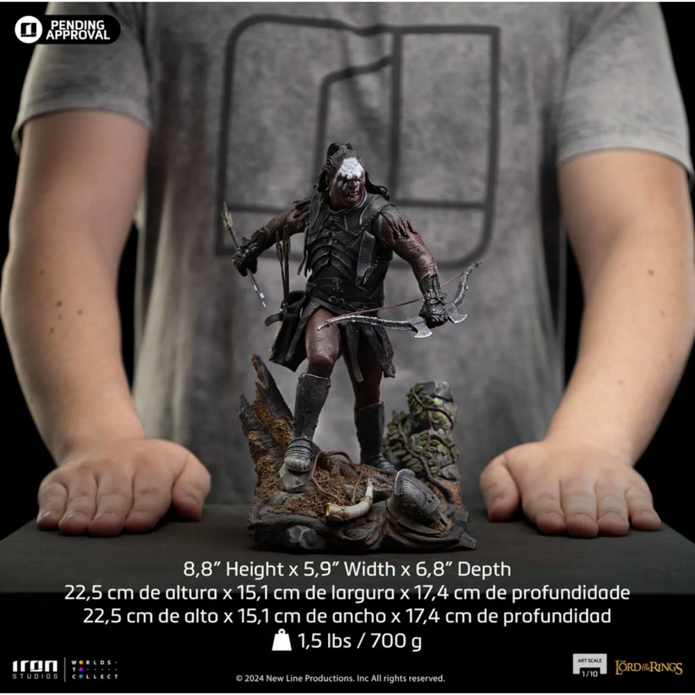 Statue Lurtz, Uruk-hai Leader - Lord of the Rings - Art Scale 1/10