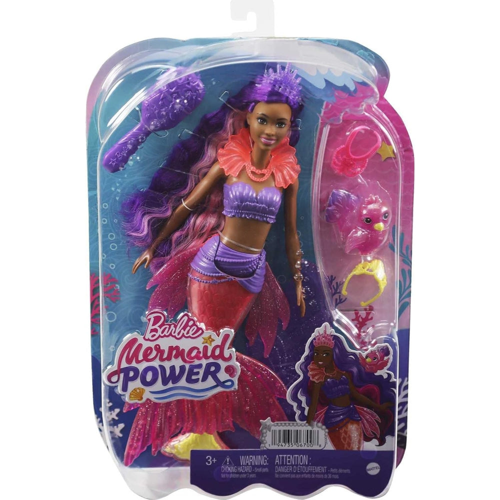 Barbie Mermaid Power Doll, &quot;Brooklyn&quot; with Phoenix Pet and Accessories