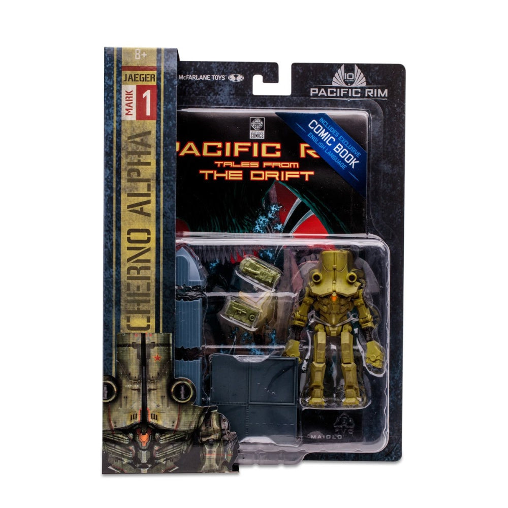 Pacific Rim Jaeger Wave 1 4-Inch Scale Action Figure with Comic Book Case of 8