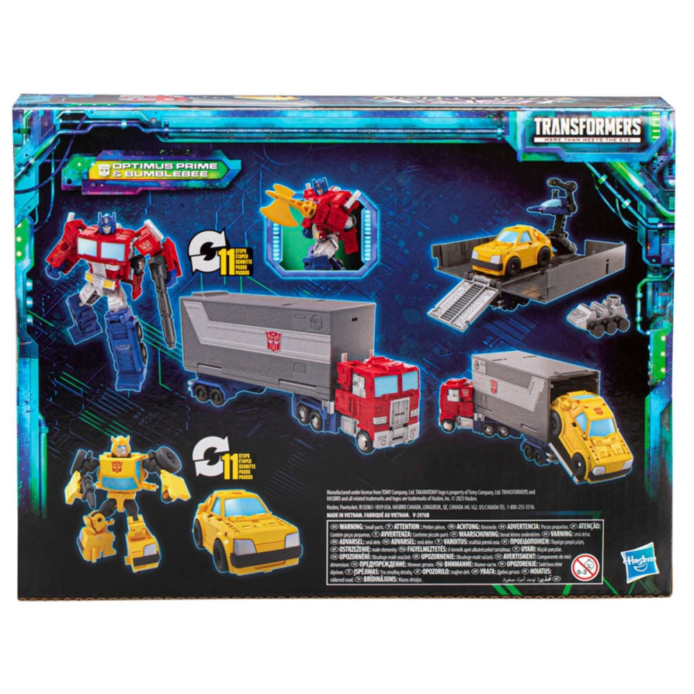 Transformers Legacy Evolution Core Class Optimus Prime &amp; Bumblebee