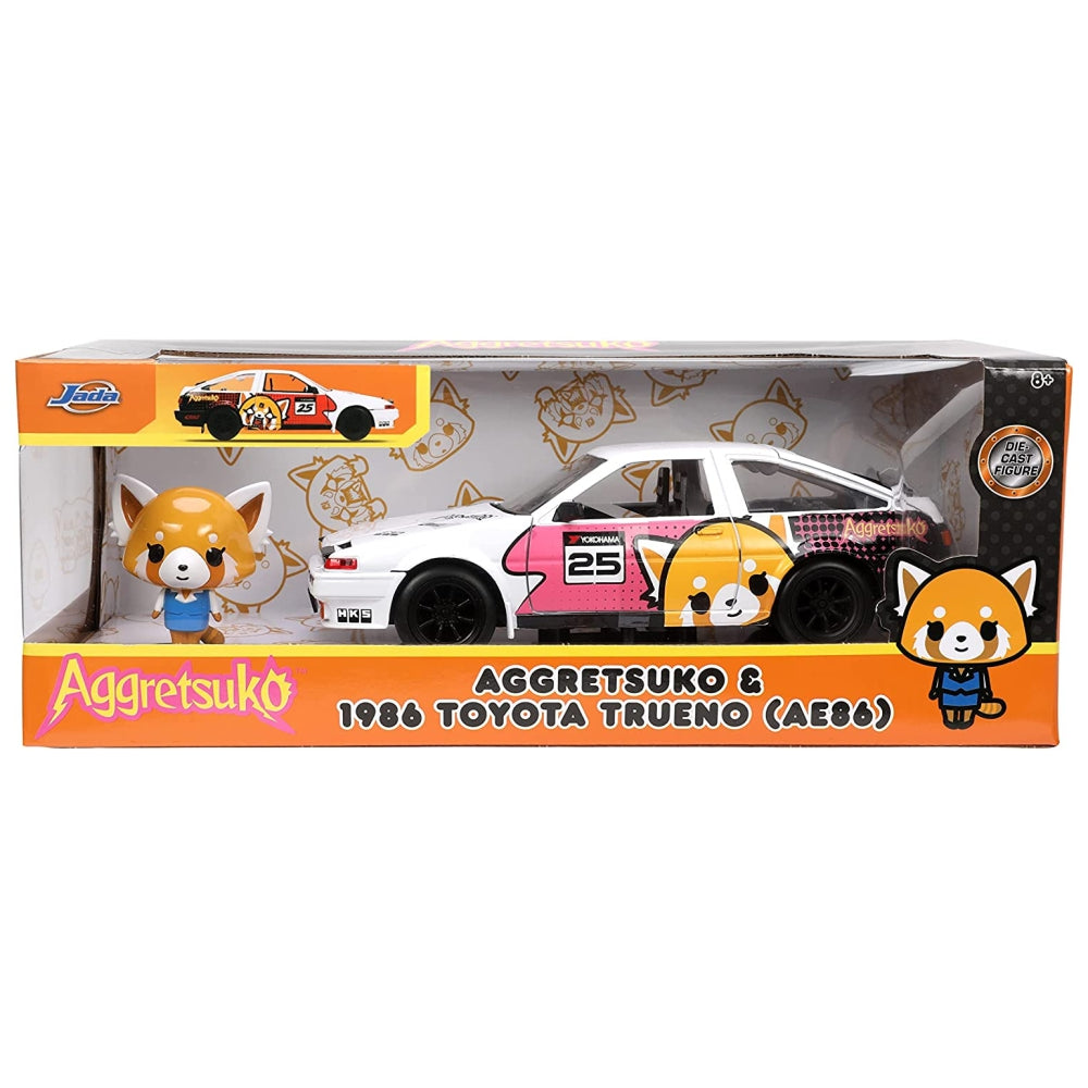 Jada Toys Sanrio 1:24 1986 Toyota Trueno (AE86) Die-cast Car