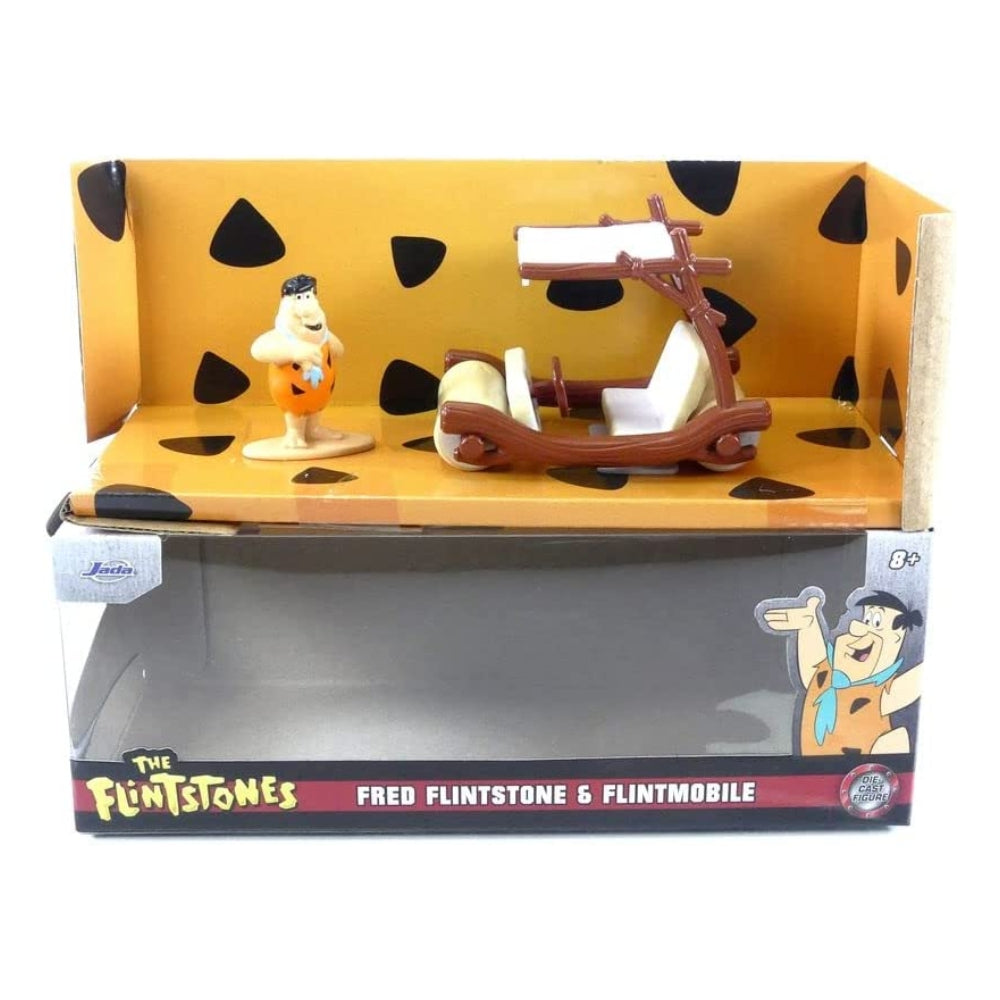 Flintstones 1:32 Flintmobile Vehicle with Fred Flintstone Diecast Figure