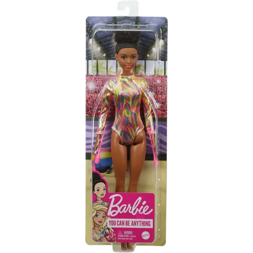 Barbie Rhythmic Gymnast Brunette Doll (12-in), Great Gift for Ages 3 Years Old &amp; Up