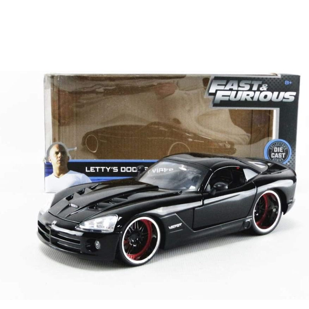 Fast &amp; Furious 1:24 Letty&#39;s Dodge Viper SRT10 Die-Cast Car