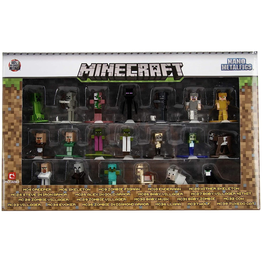 Minecraft Nano METALFIGS 20 PK W3