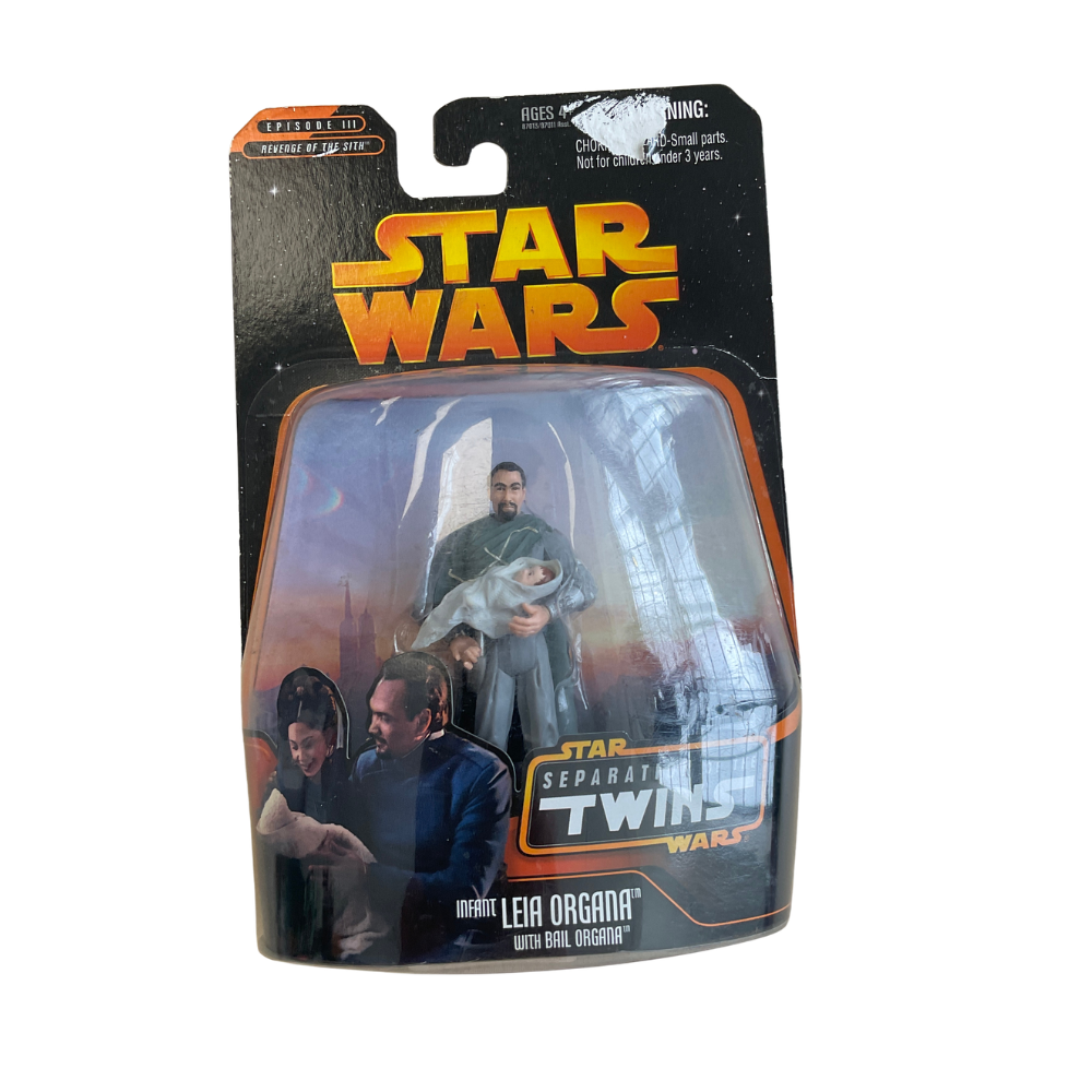 Star Wars Revenge of the Sith Infant Leia Organa with Bail Organa Figure Set