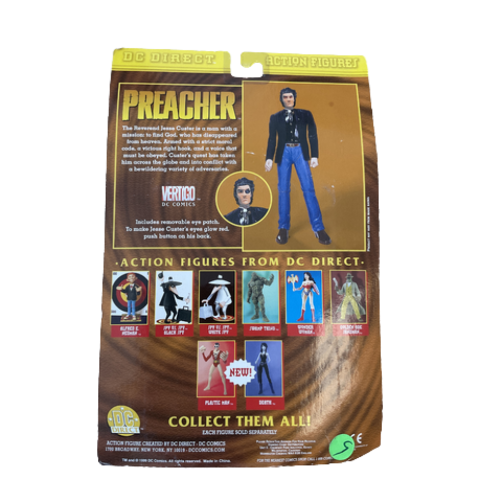 DC Direct Preacher Jesse Custer Action Figure Vertigo Comics Collectible