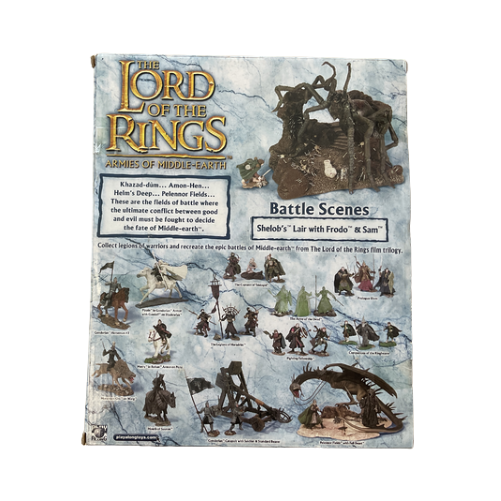 The Lord of the Rings Armies of Middle-earth Battle Scenes – Shelob’s Lair with Frodo & Sam