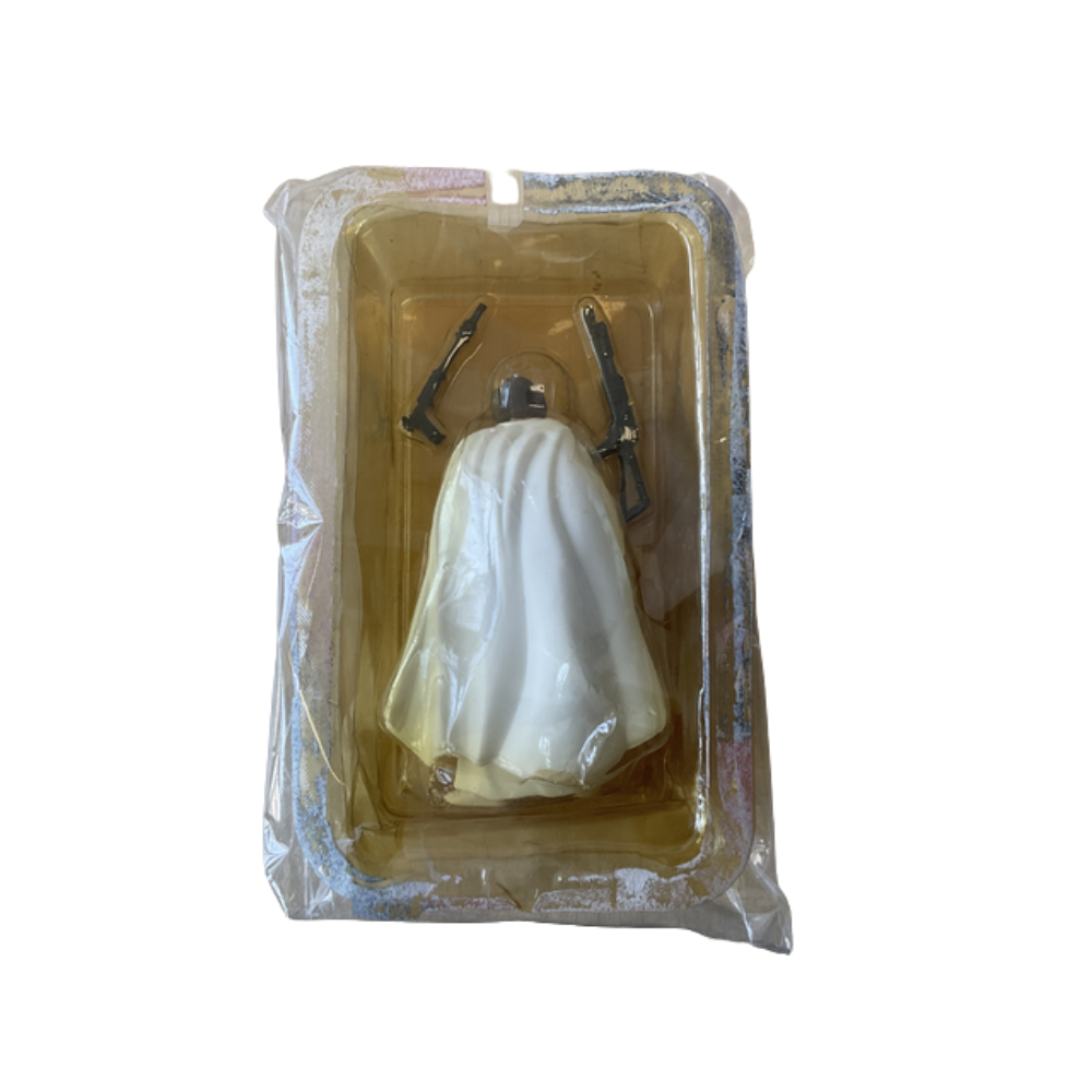 White-Robed Sci-Fi Princess Action Figure with Accessories