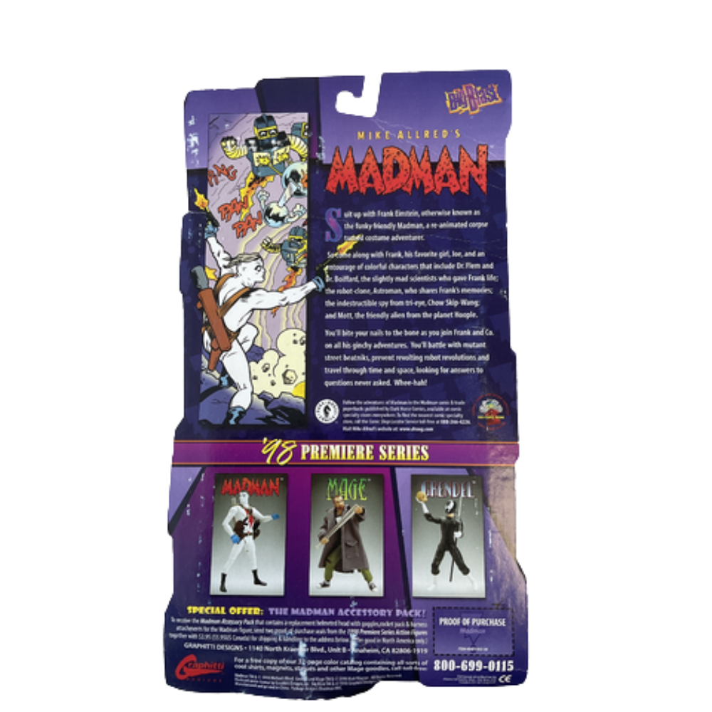 Mike Allred’s Madman Big Blast 1998 Premiere Series Action Figure Collectible