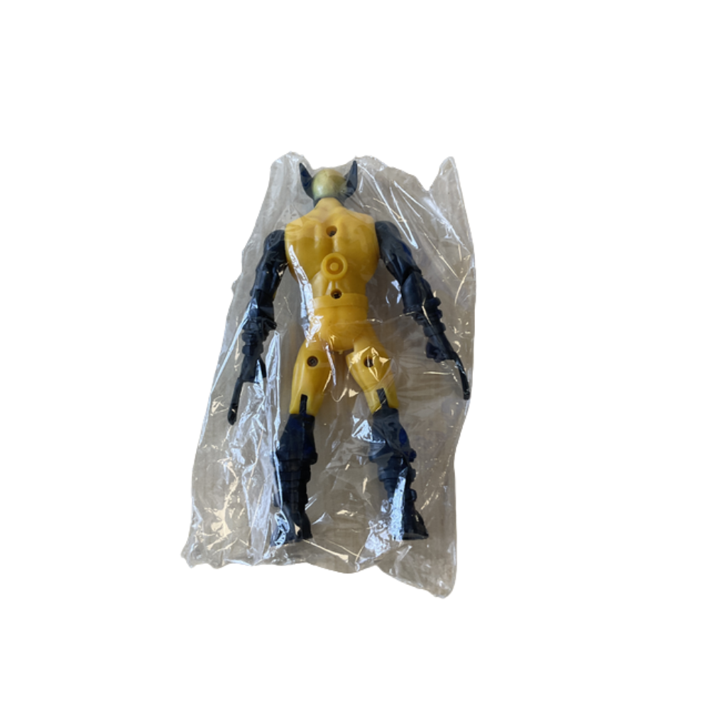 Yellow & Black Clawed Superhero Action Figure