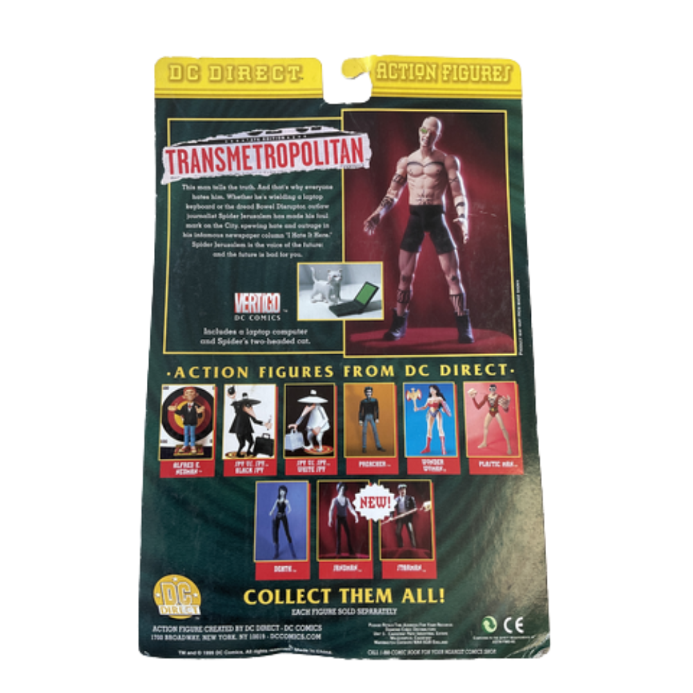 DC Direct Transmetropolitan Spider Jerusalem Action Figure Vertigo Comics Collectible