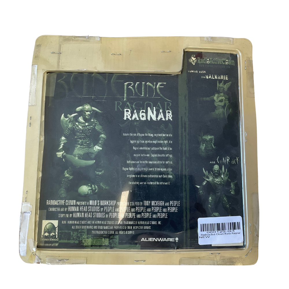 Rune Ragnar Action Figure – Radioactive Clown Collectible Viking Warrior Figure