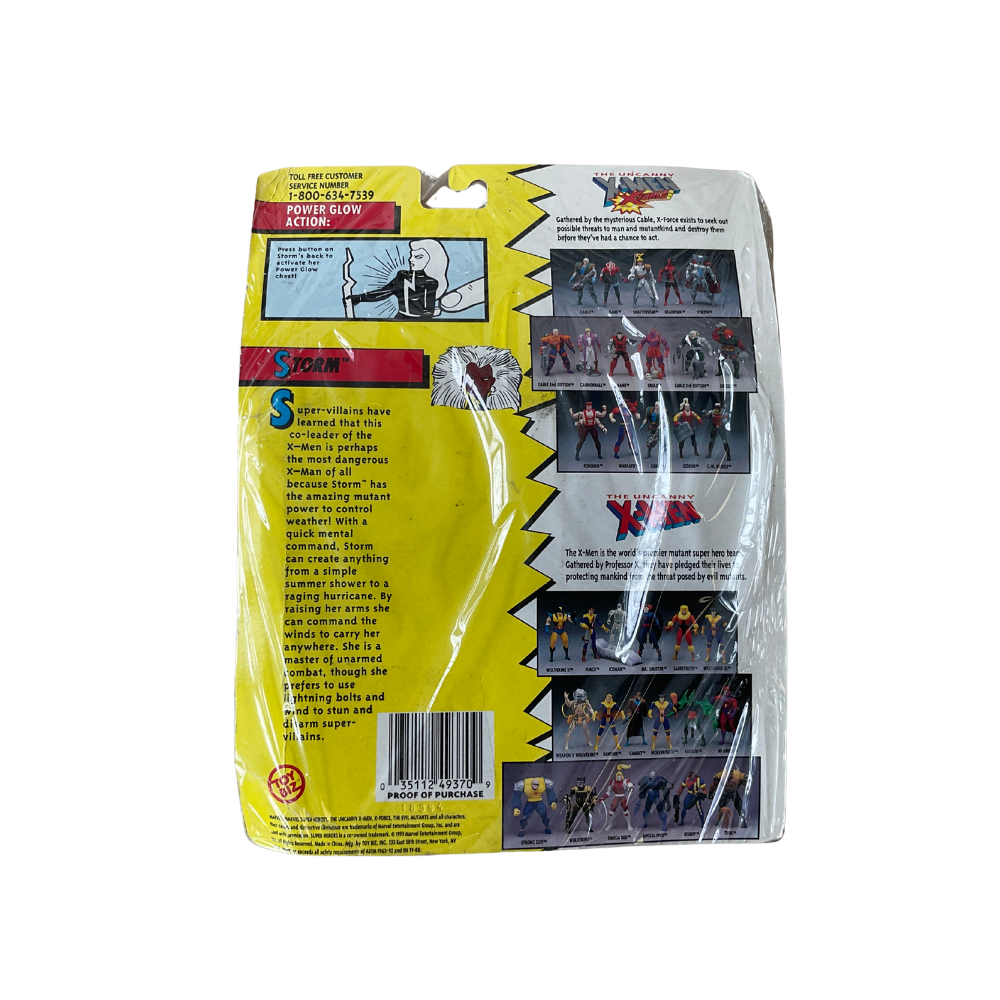 Marvel Comics X-Men Storm Action Figure with Power Glow Action
