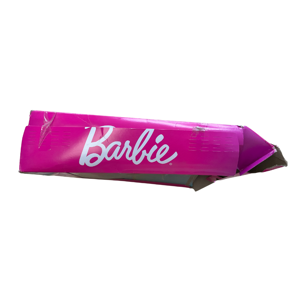 Barbie Doll & Pink Scooter Playset with Helmet and Accessories