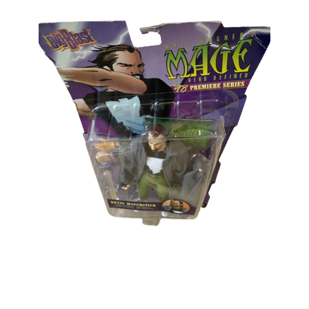 Kevin Matchstick Mage: The Hero Defined Big Blast 1998 Premiere Series Action Figure Collectible