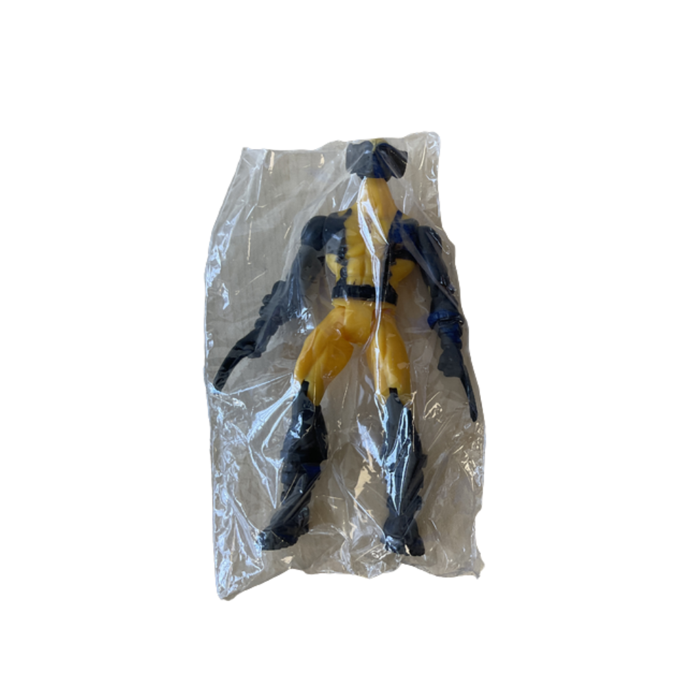 Yellow & Black Clawed Superhero Action Figure
