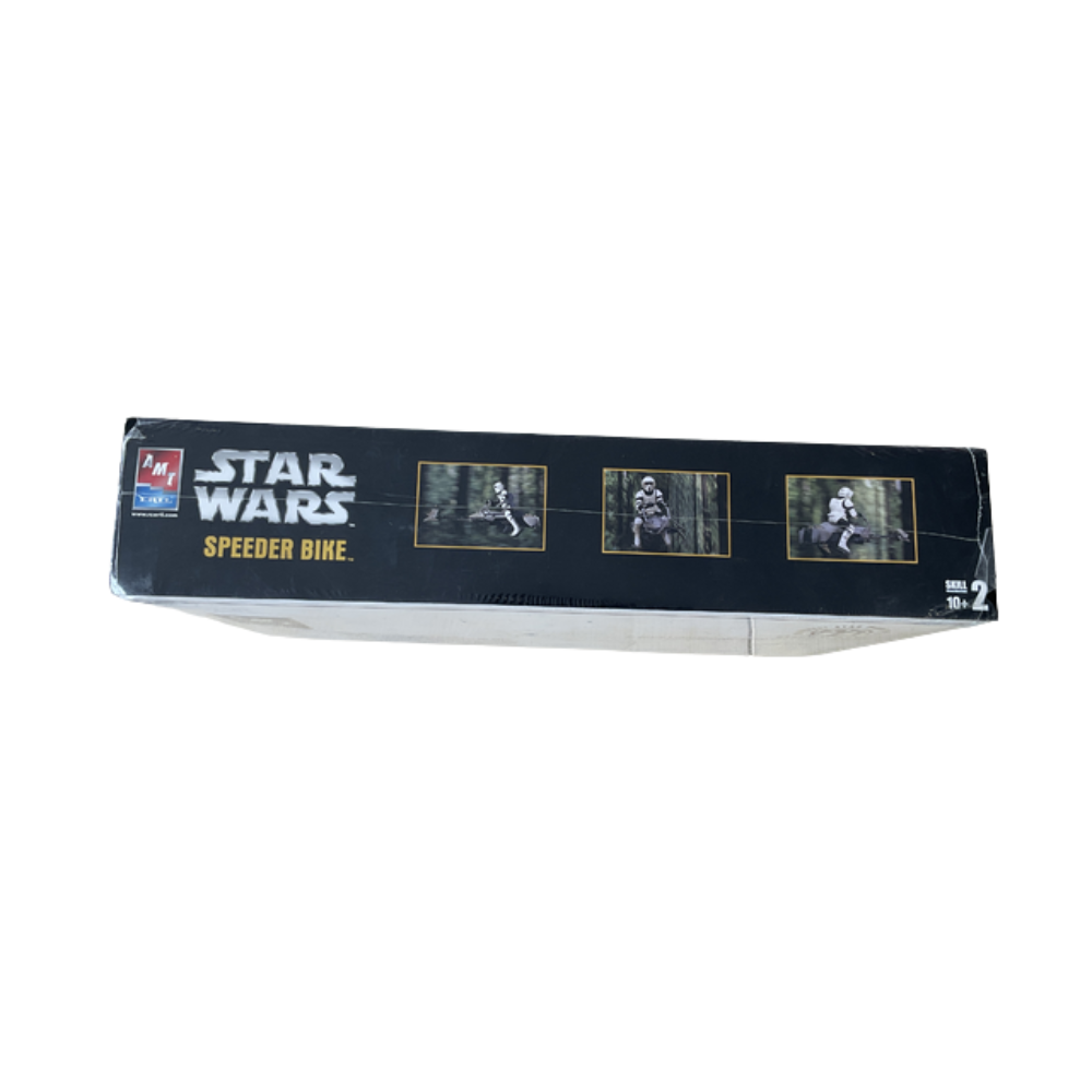 AMT Ertl Star Wars Speeder Bike Model Kit – Sealed 2005 Collector Kit with 5" x 7" Movie Print