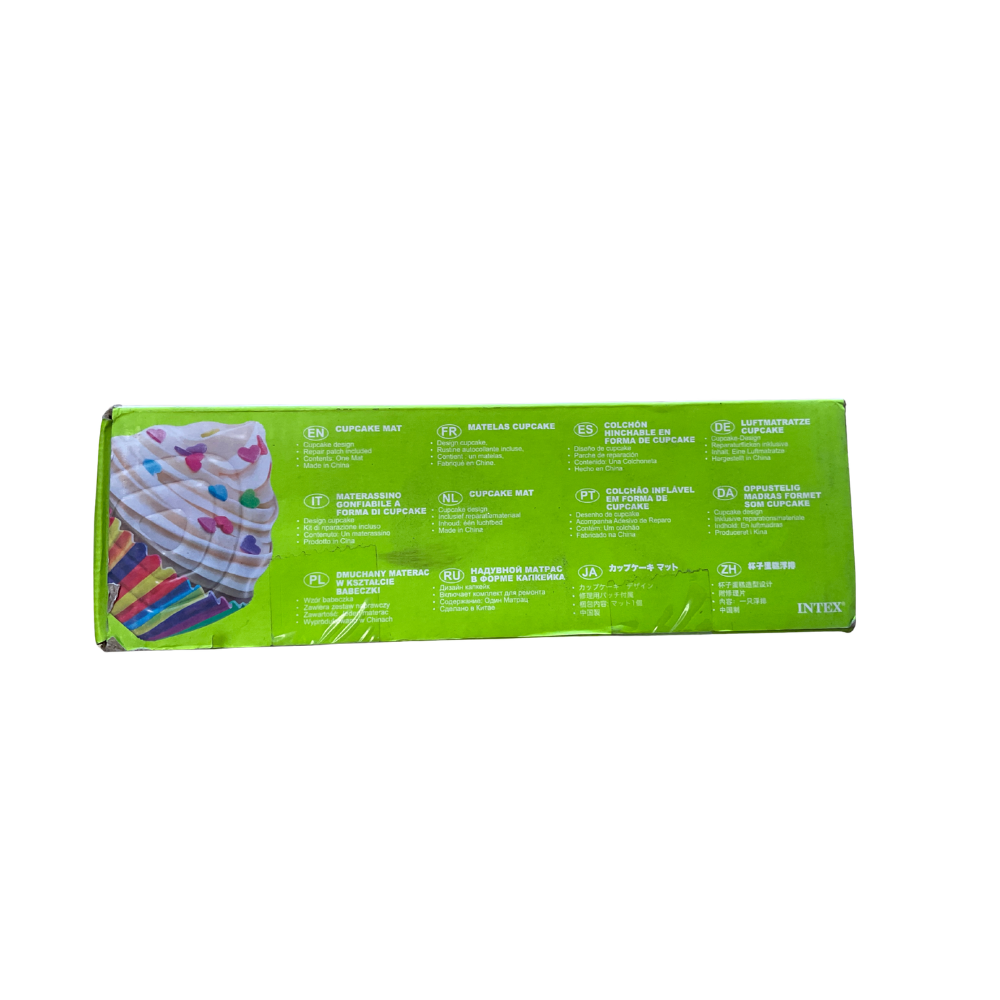 Intex Sand & Summer Vanilla Cupcake Inflatable Pool Float Mat