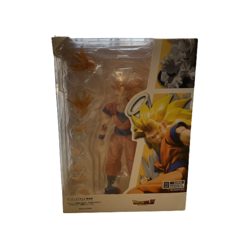 Dragon Ball Z Super Saiyan 3 Son Gokou Action Figure with Accessories
